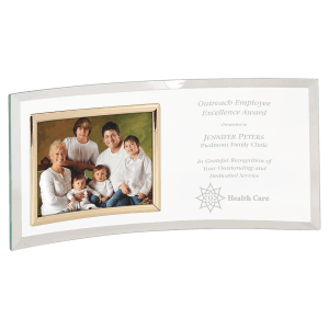 Jade Glass Landscape Picture Frame