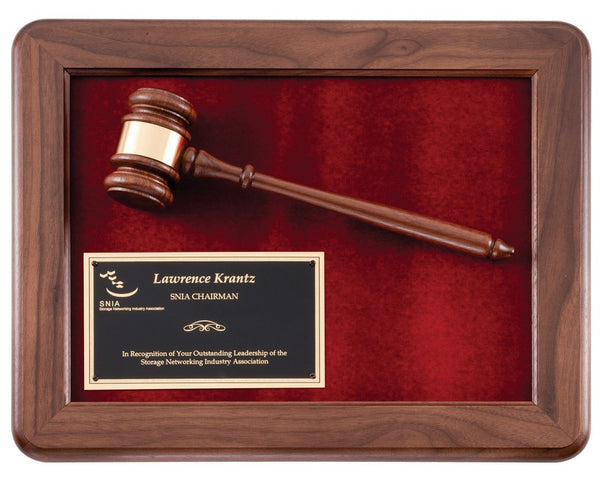 Gavel Plaque P202